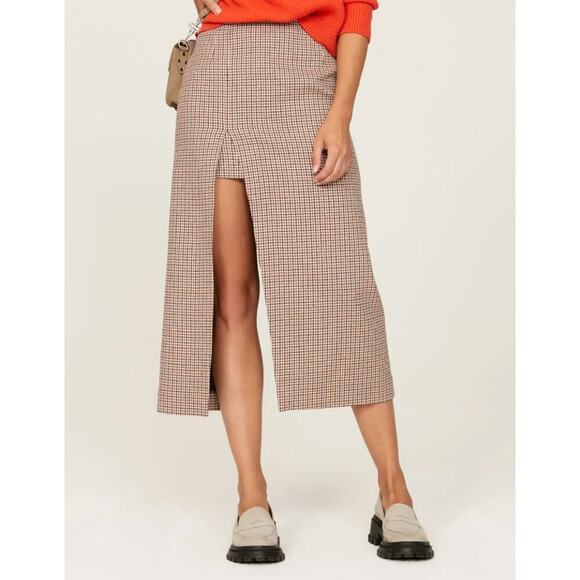 Maje Jaisa Knit Pencil Skirt